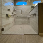 barrier-free shower remodel in St. Charles, MO