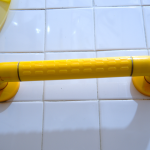 Yellow grab bar