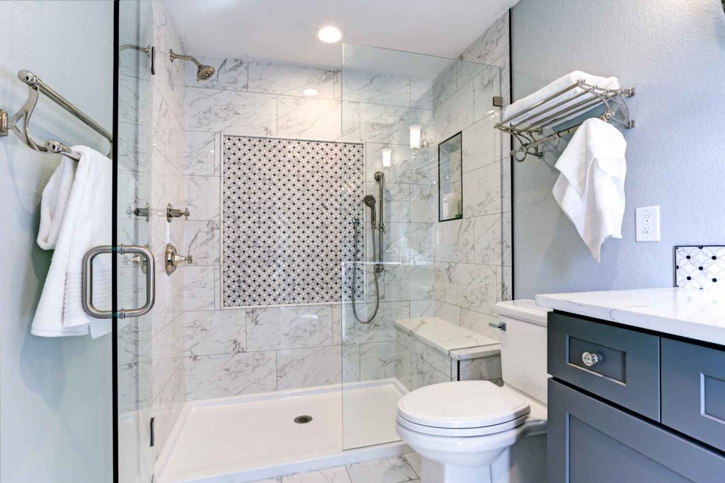 Accessibility Bathroom with grab bars